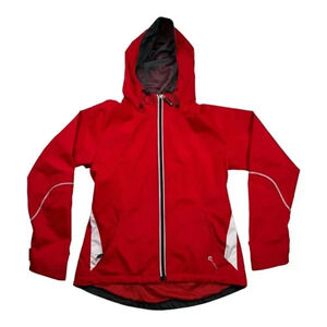 HALIFAX Traders Red Windbreaker Jacket